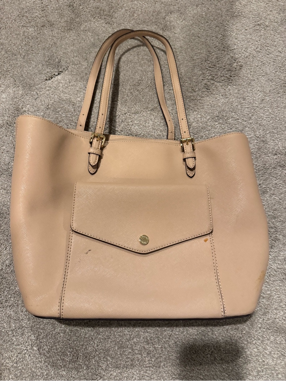 Michael Kors saffiano leather tote